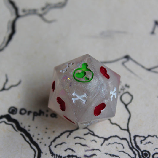 Lightening Strike Death Save Dice (D20)