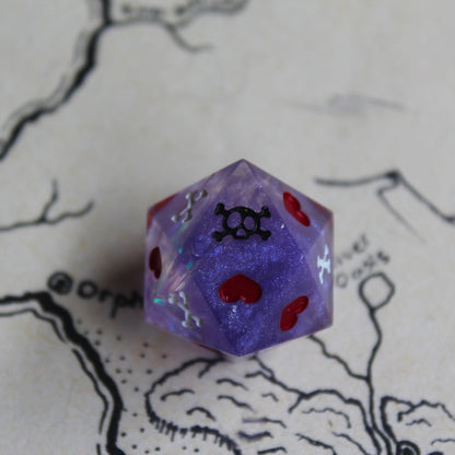Elven Poison Death Save Dice (D20)