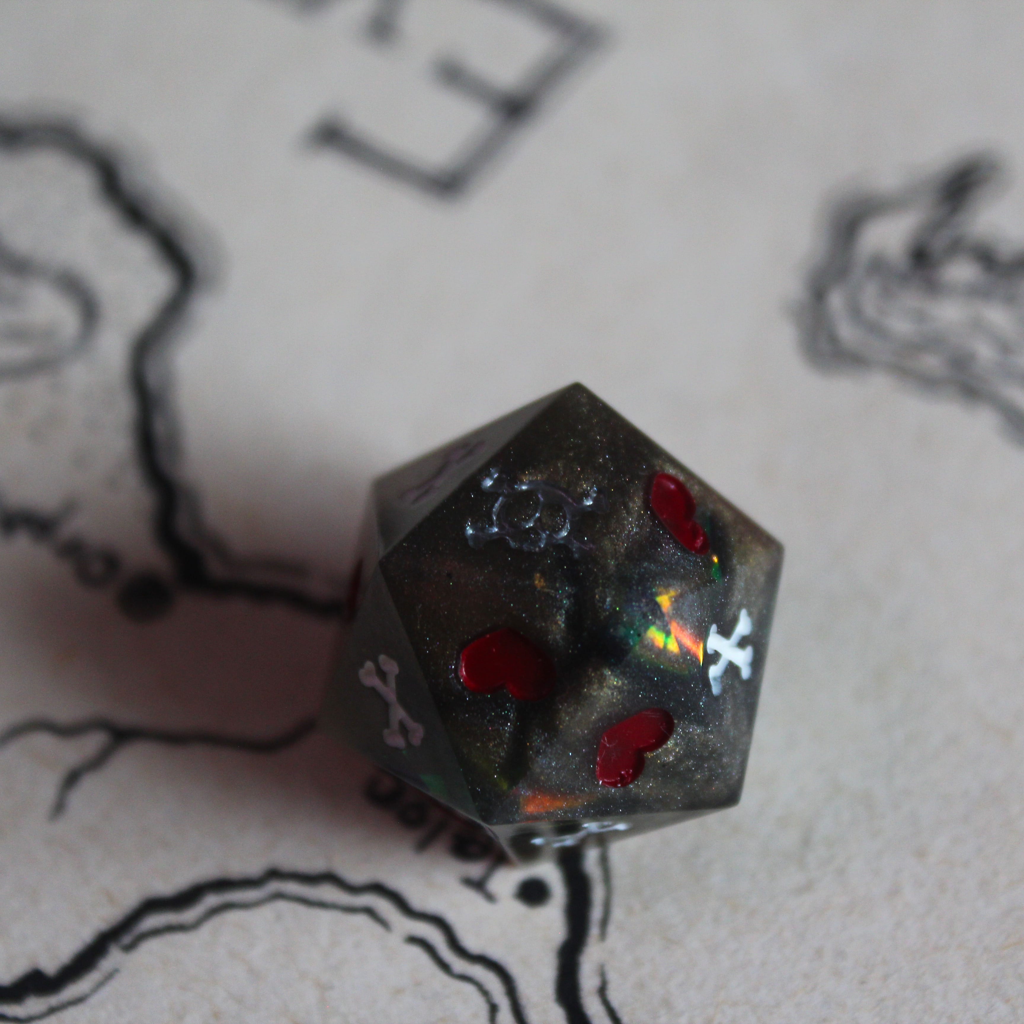 Go On, Take the Risk Death Save Dice (D20)