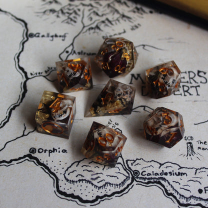 Cat Skulls Dice Set