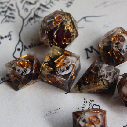 Cat Skulls Dice Set