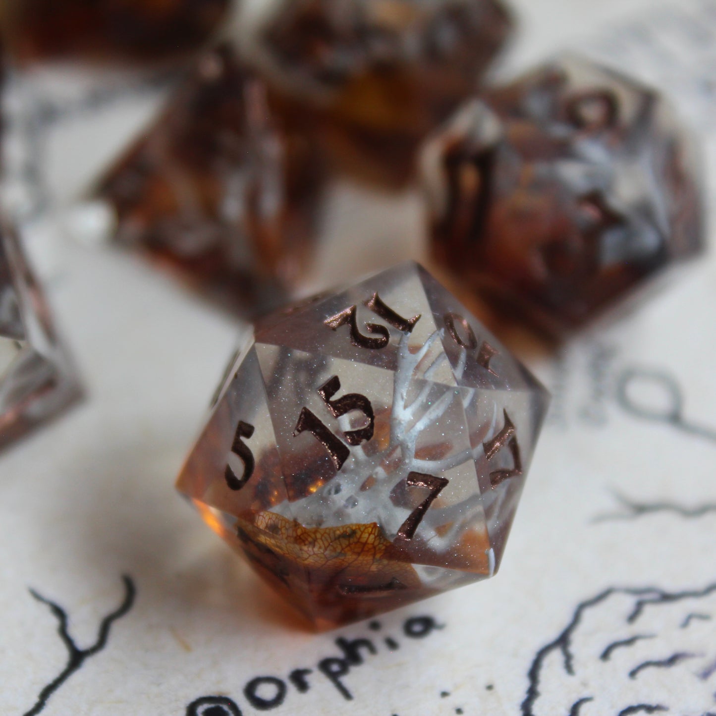 Deer Skull Dice Set