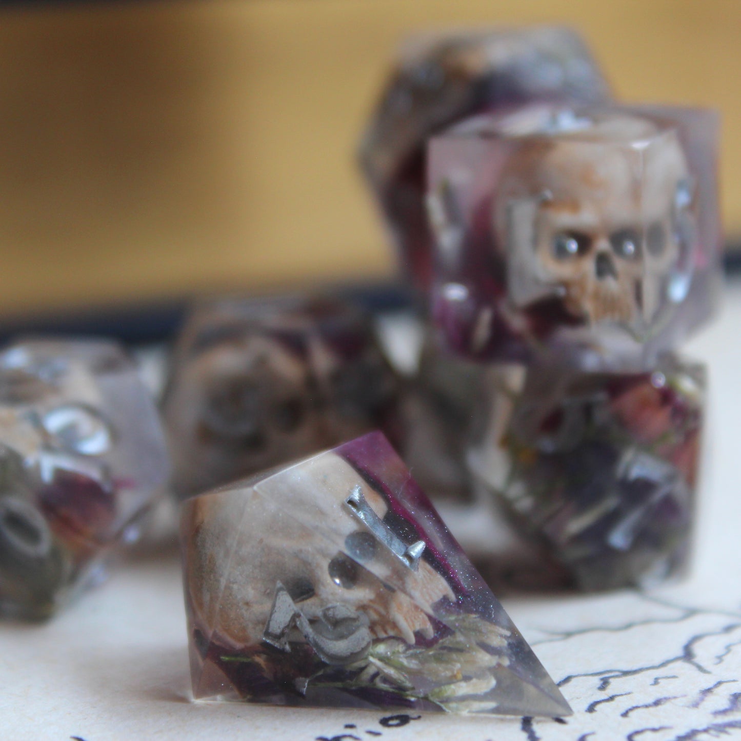 Vampire Skull Dice Set
