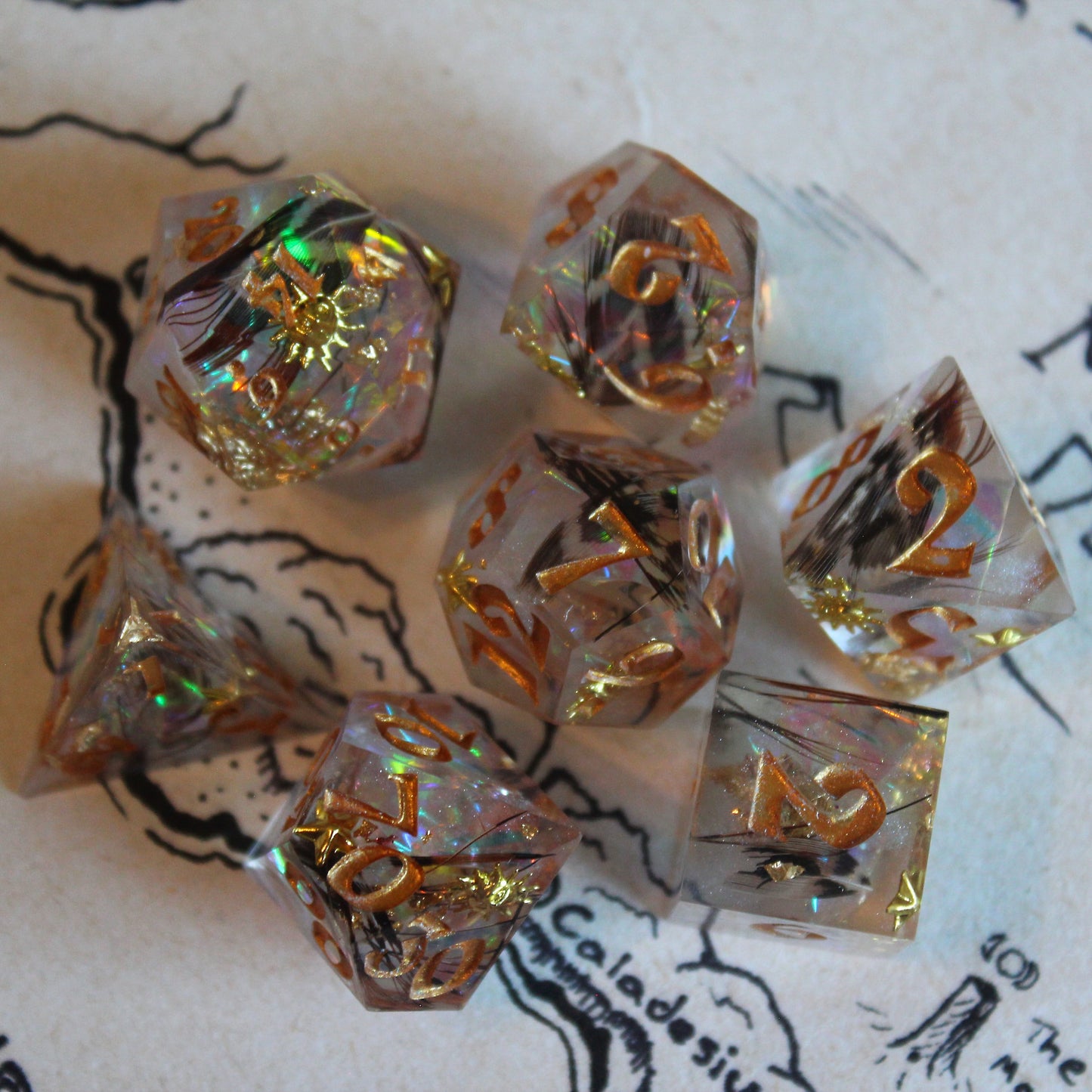 Icarus 7-Piece Polyhedral Dice Set