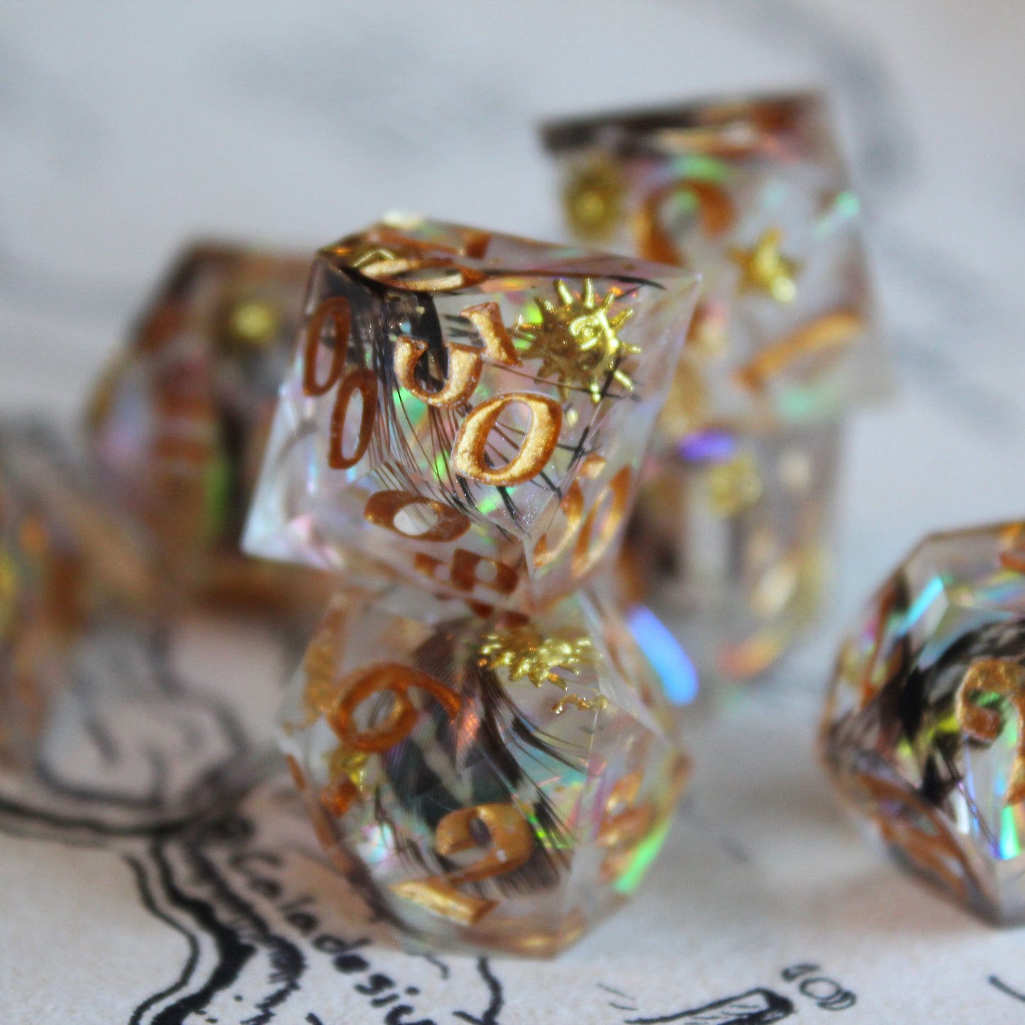 Icarus 7-Piece Polyhedral Dice Set