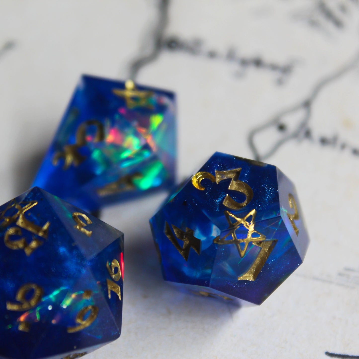 Midnight Sky 7-Piece Polyhedral Dice Set