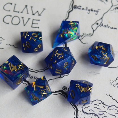 Midnight Sky 7-Piece Polyhedral Dice Set