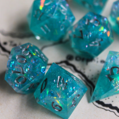 Under the Sea 7-Piece Polyhedral Dice Set