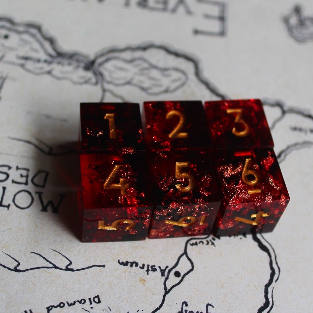 Emotional Support Math Rocks D6 Dice Set