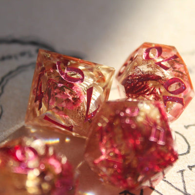 Persephone's Garden 7-Piece Polyhedral Dice Set