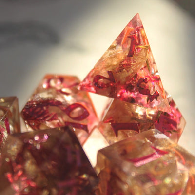 Persephone's Garden 7-Piece Polyhedral Dice Set