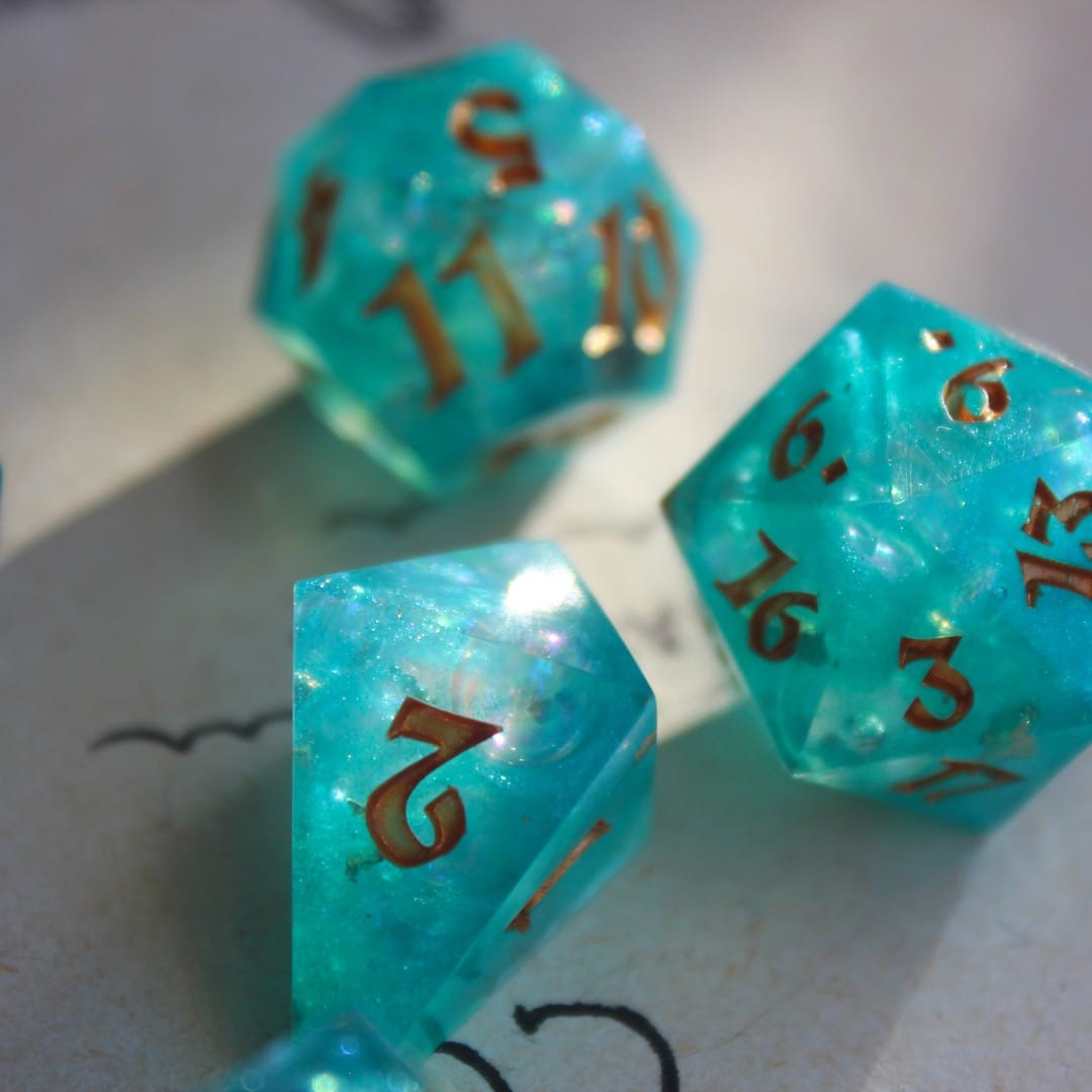 Raven's Oath 7-Piece Polyhedral Dice Set