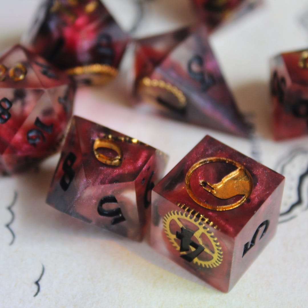 Artificer's Tools 7-Piece Polyhedral Dice Set
