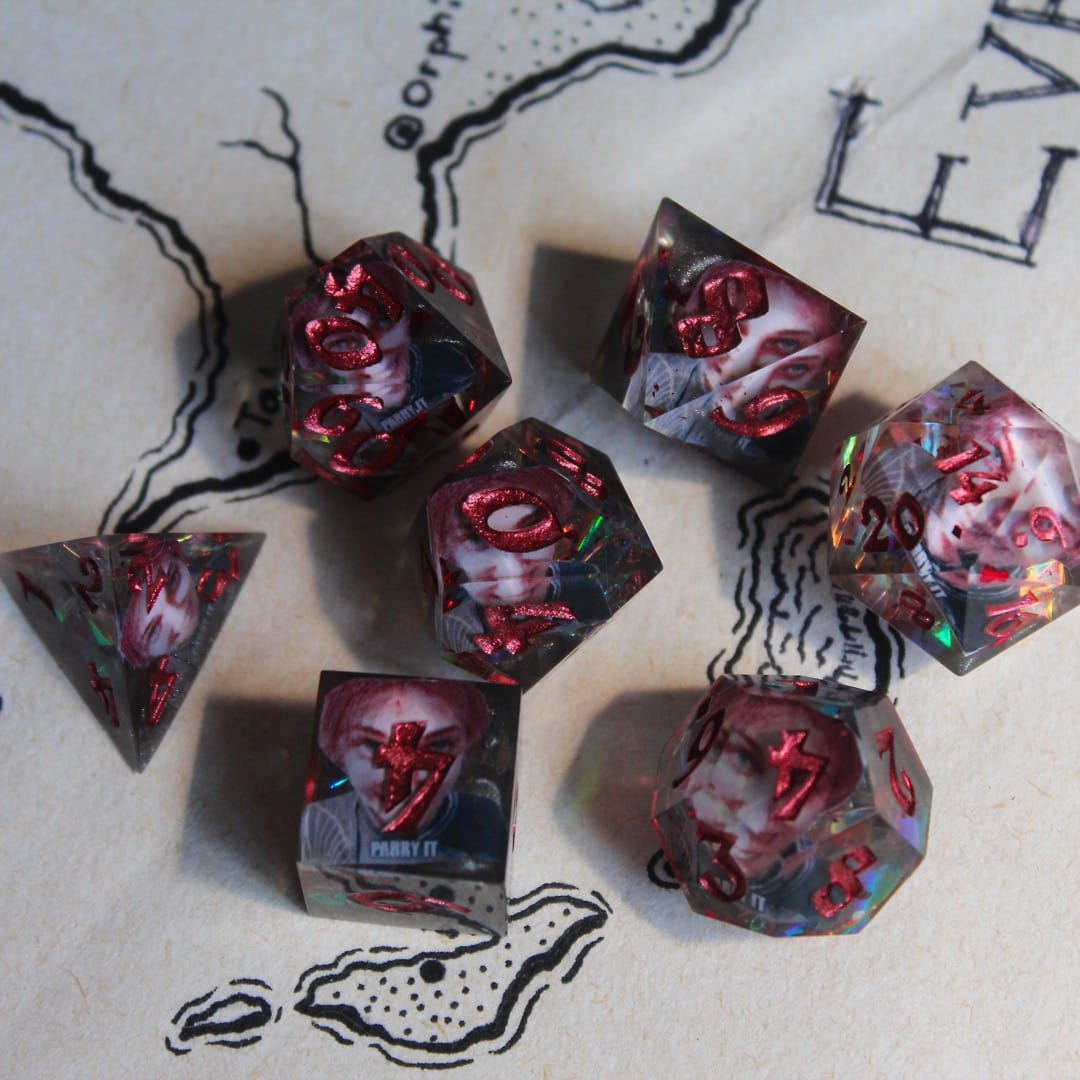 Maelle's Parry 7-Piece Polyhedral Dice Set