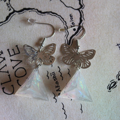 Butterfly's Earrings with Dice