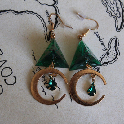 Devil's Earrings with Dice