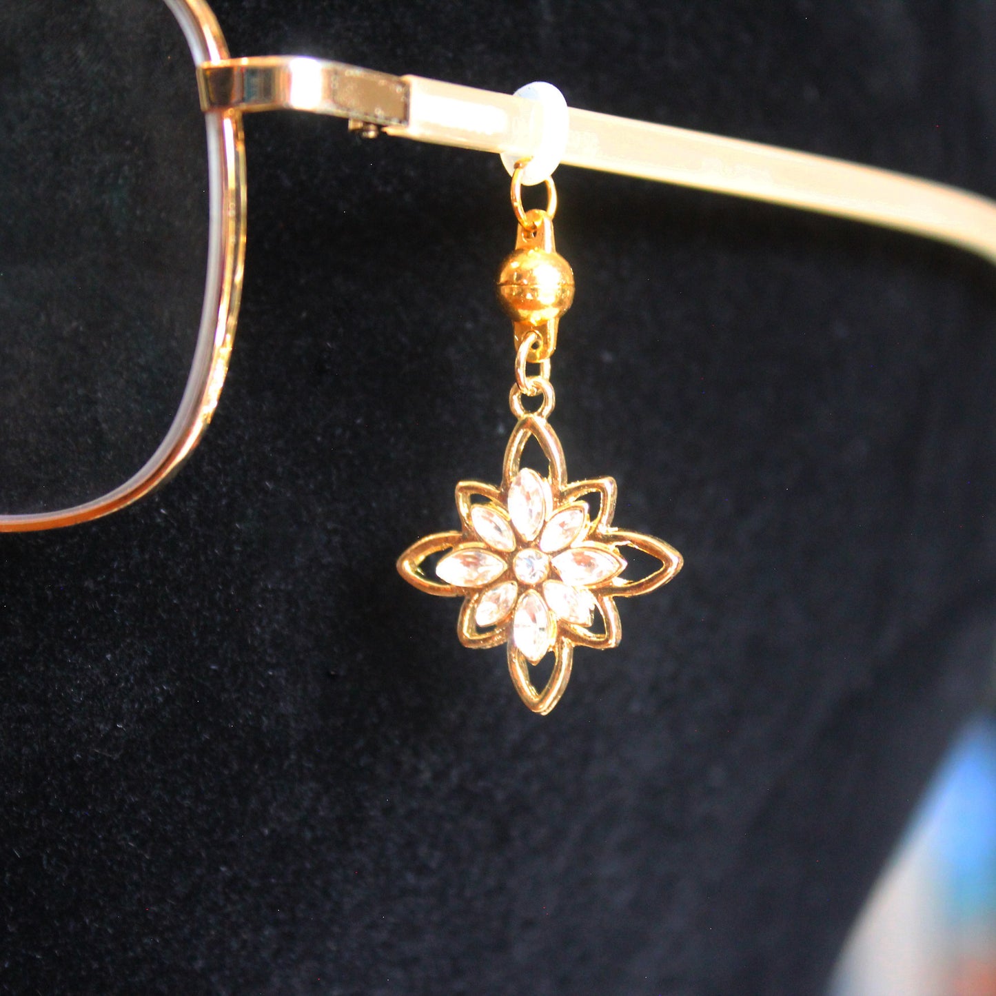 Floral Glasses Charms