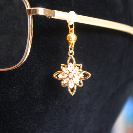 Floral Glasses Charms