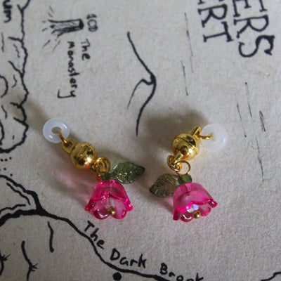 Pink Lily of the Valley Glasses Charm