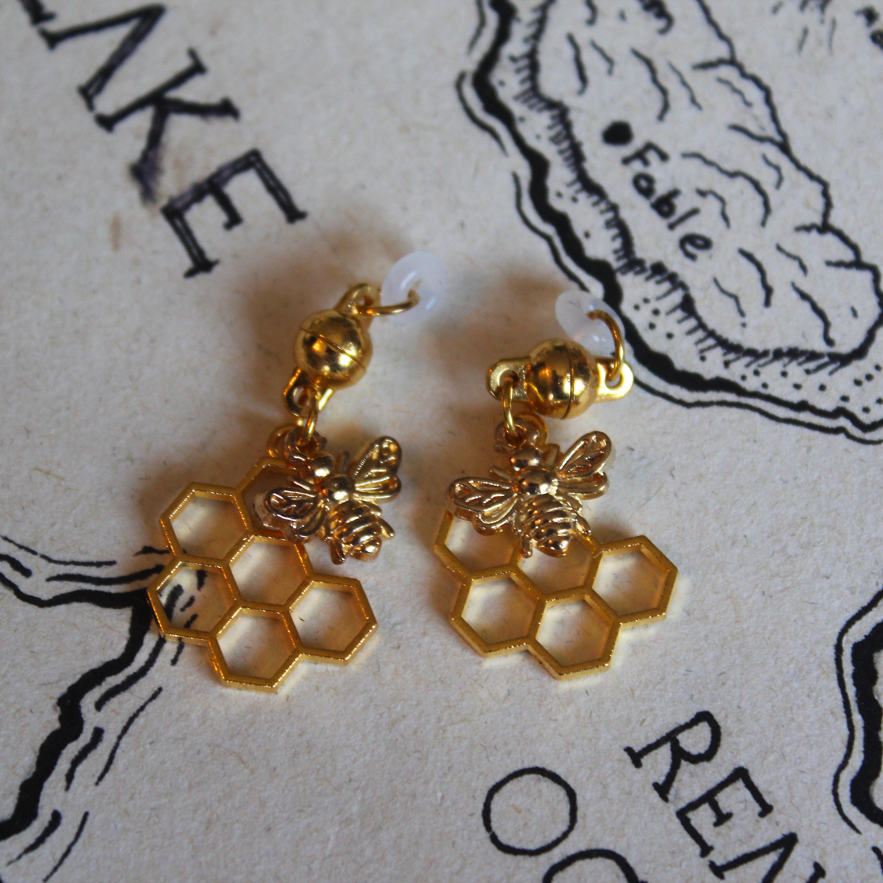 Honey Bee Glasses Charms