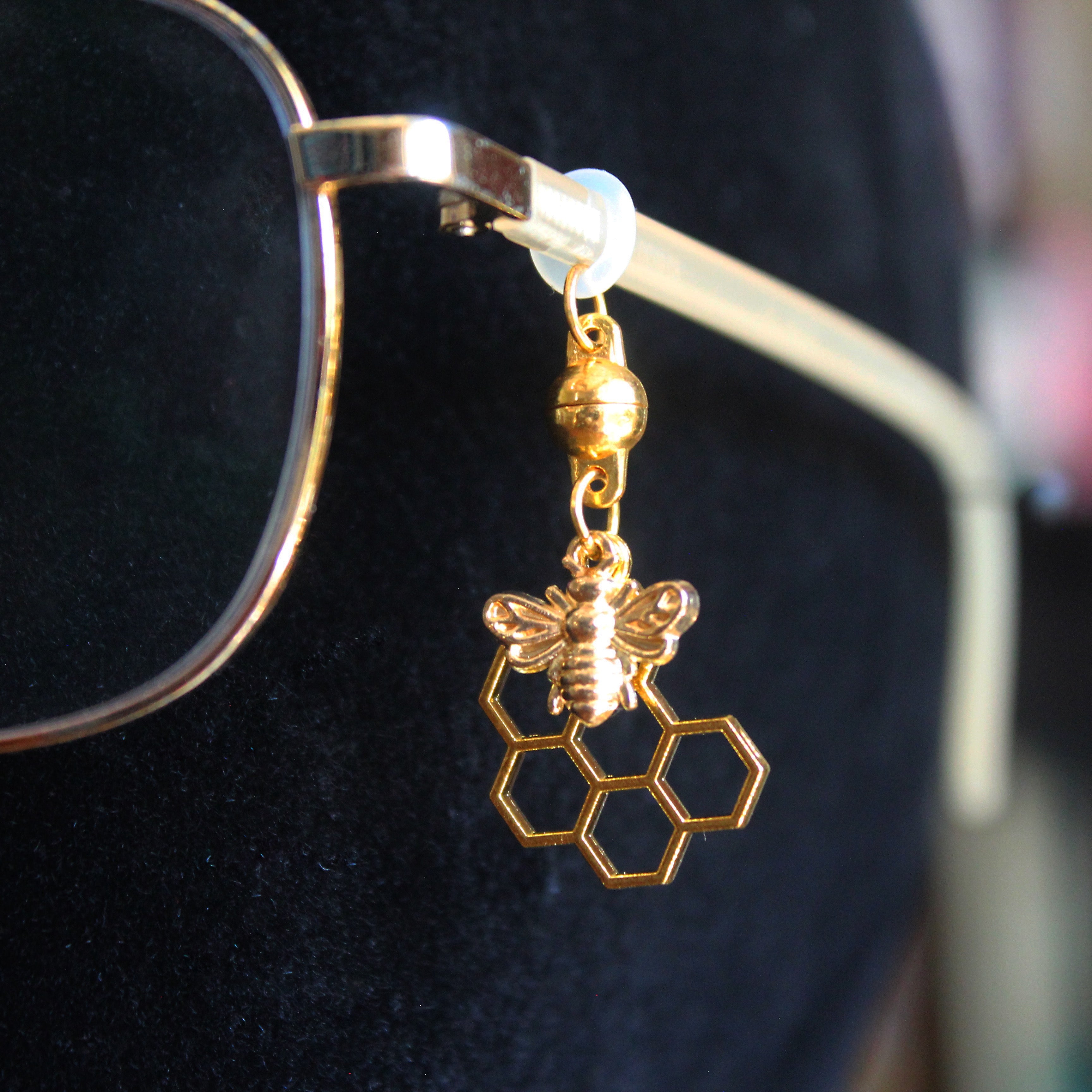 Honey Bee Glasses Charms