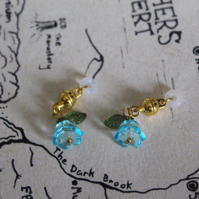 Blue Lily of the Valley Glasses Charm