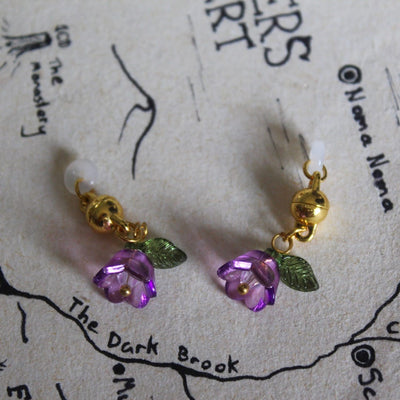 Purple Lily of the Valley Glasses Charm