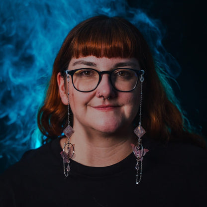 Fairy Floss Glasses Chain with Dice