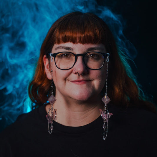 Fairy Floss Glasses Chain with Dice