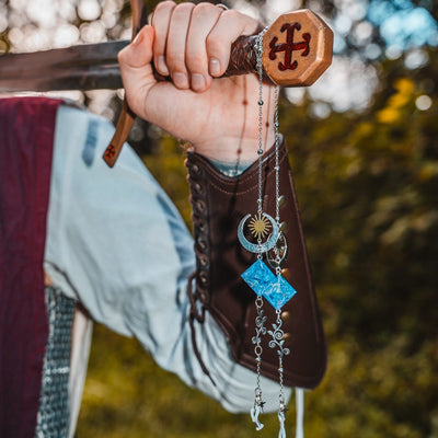 Merman’s Trinket Glasses Chain with Dice