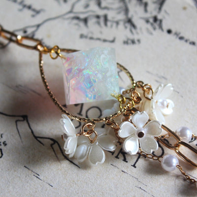 Whispering Fairies Glasses Chain with Dice