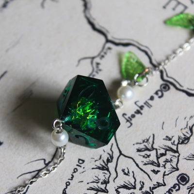 Emerald Woods Glasses Chain with Dice