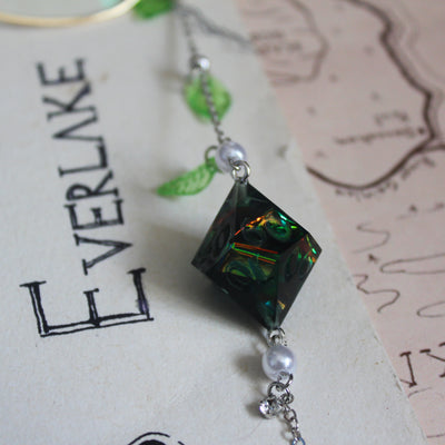 Emerald Woods Glasses Chain with Dice