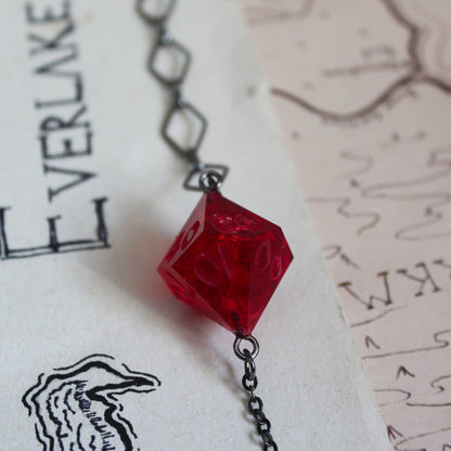 Vampire Countess Glasses Chain with Dice