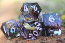 Load image into Gallery viewer, Tenebron&#39;s butterfly house 7 Piece Polyhedral Dice Set

