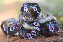 Load image into Gallery viewer, Tenebron&#39;s butterfly house 7 Piece Polyhedral Dice Set
