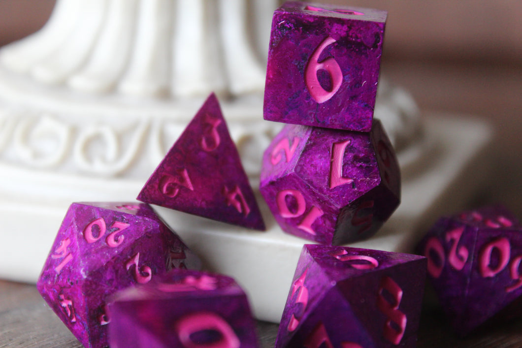 Flesh of the Deep Fiend 7 Piece Polyhedral Dice Set