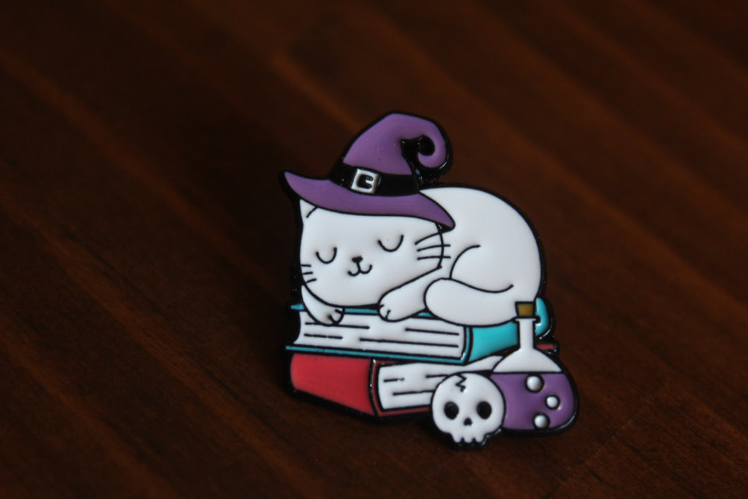 Witch Kitty Enamel Pin