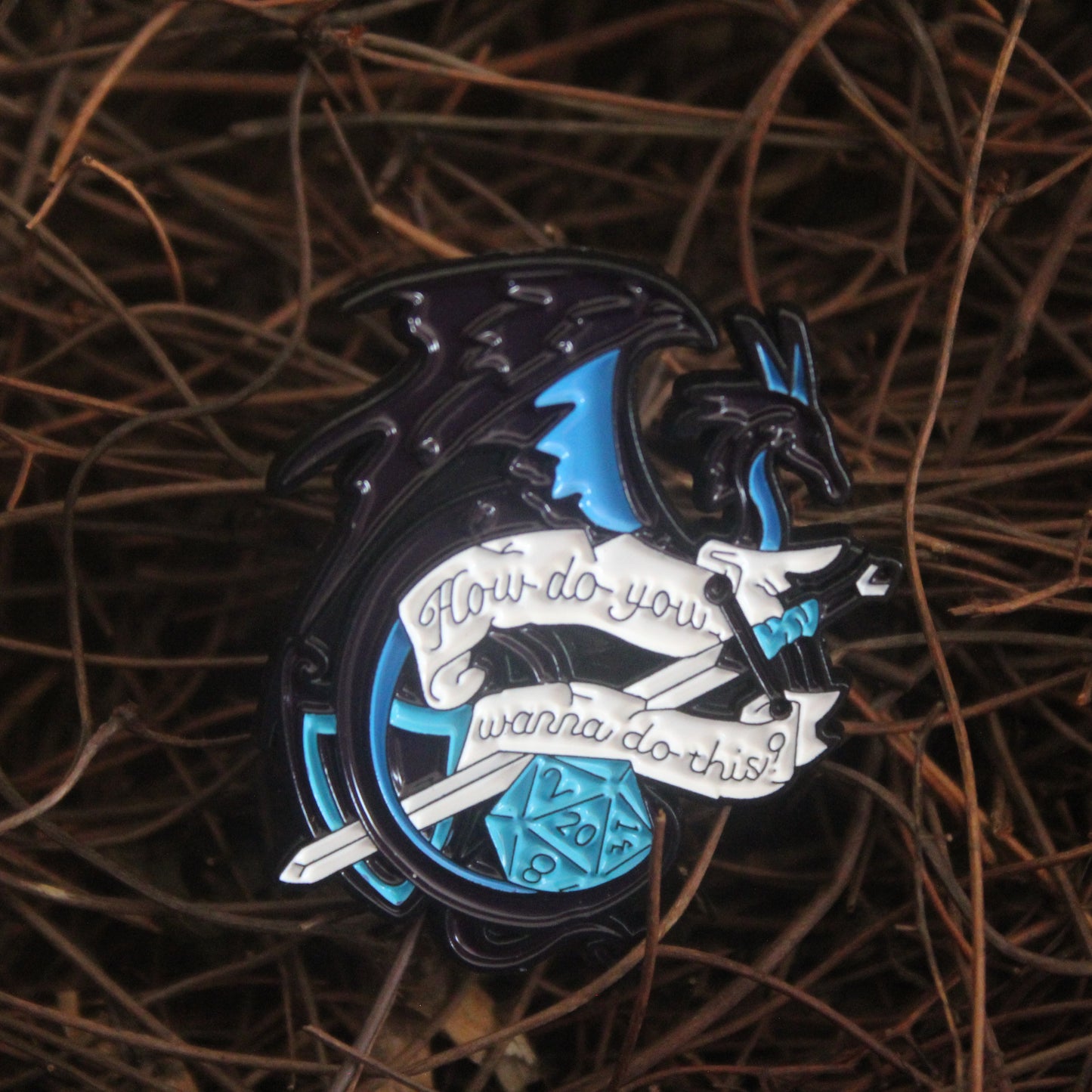 D&D Enamel Pin