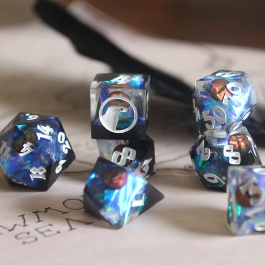 Cult of the Lamb 7-Piece Polyhedral Dice Set