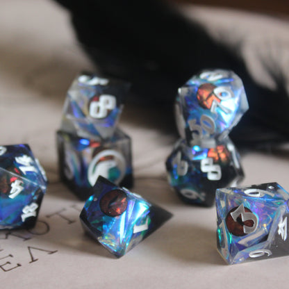 Cult of the Lamb 7-Piece Polyhedral Dice Set