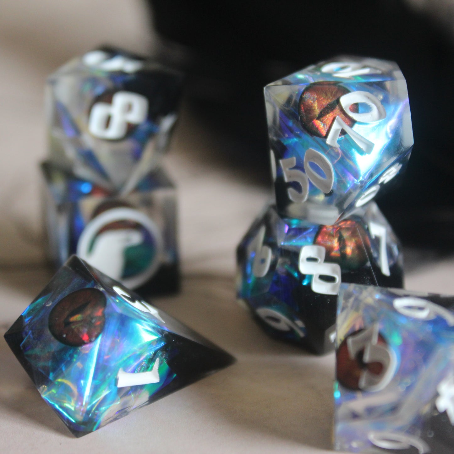 Cult of the Lamb 7-Piece Polyhedral Dice Set