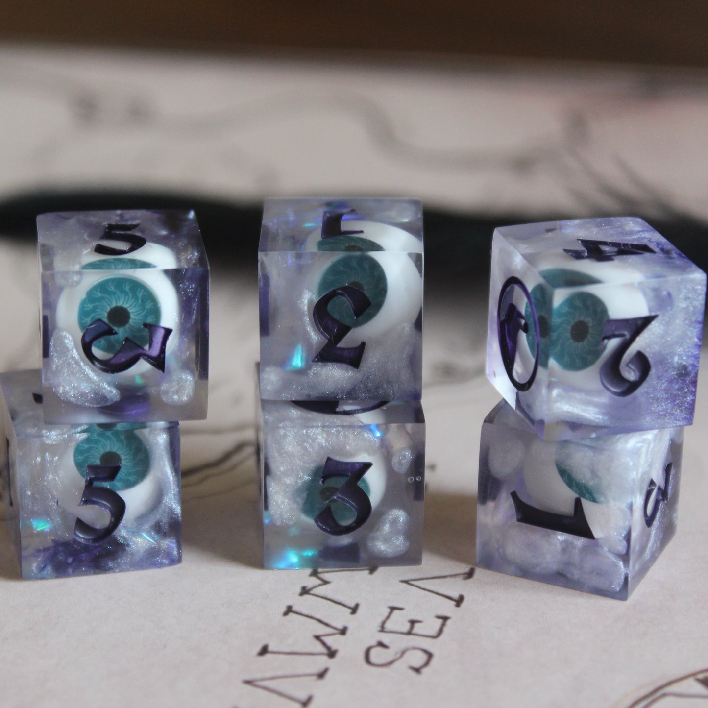 6 Piece Six-sided Dice Set