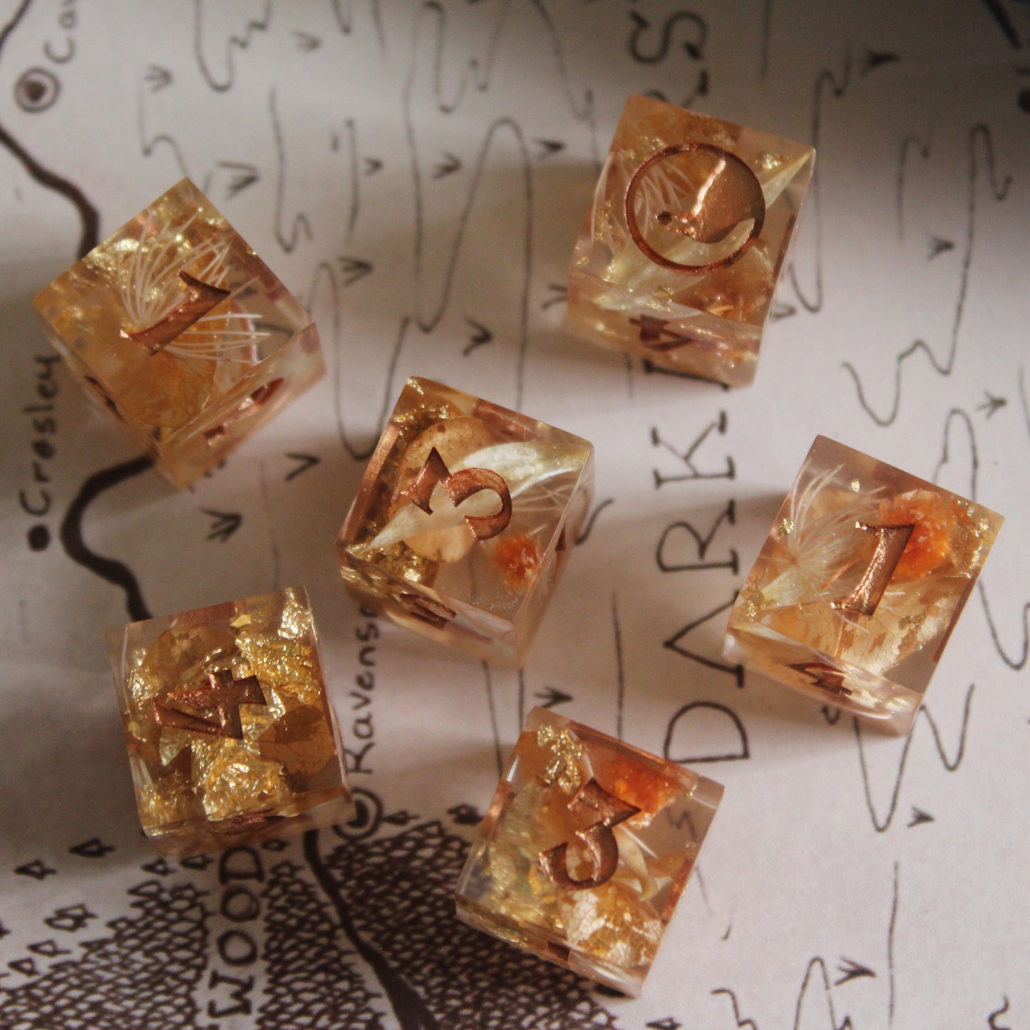 6 Piece Six-sided Dice Set