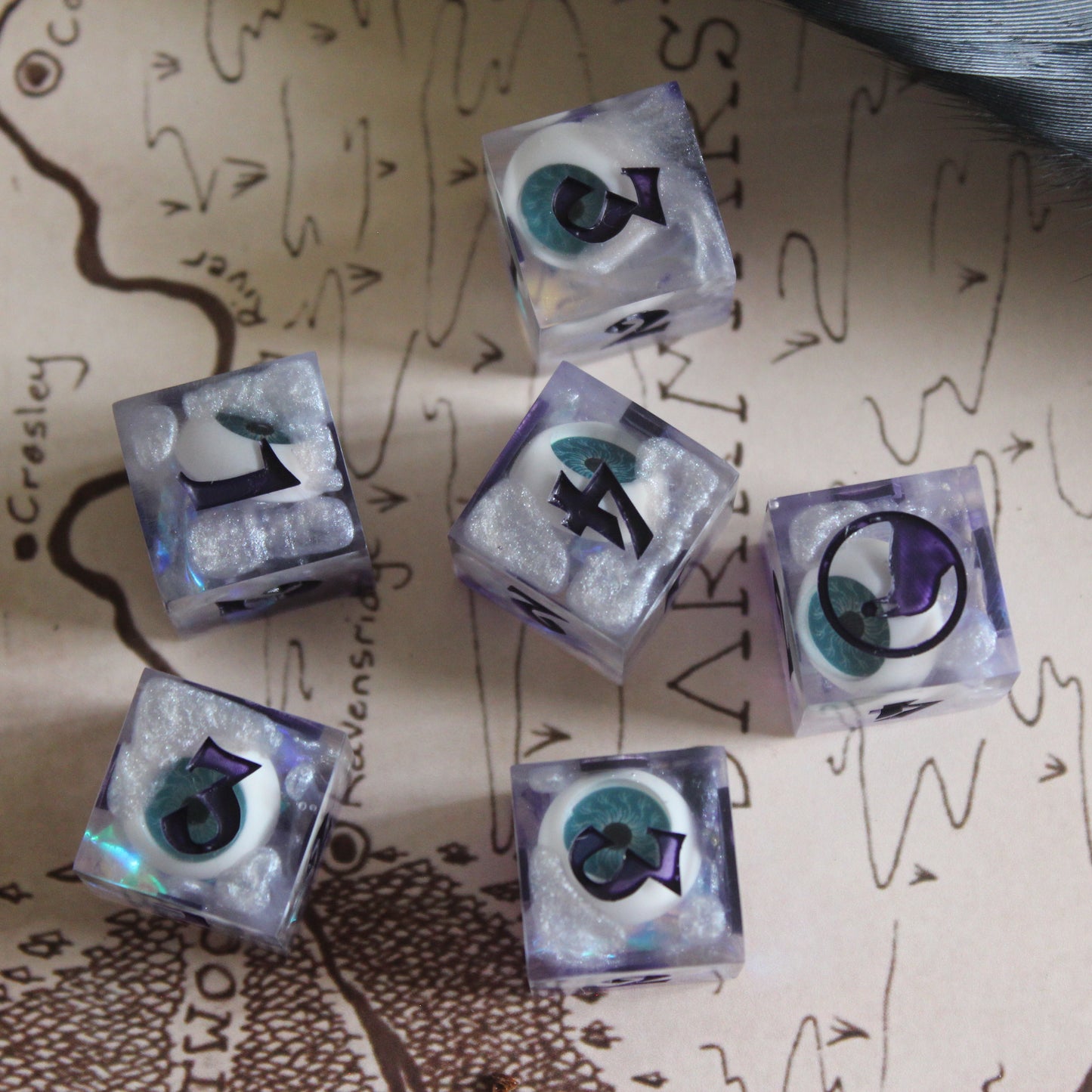 6 Piece Six-sided Dice Set