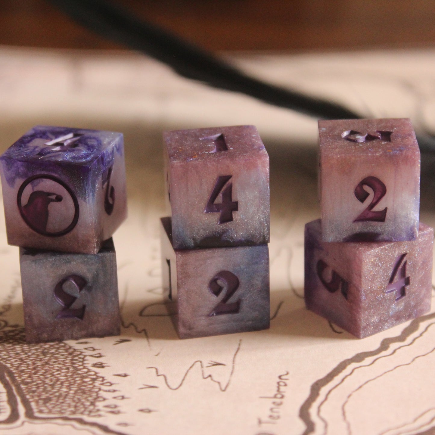 6 Piece Six-sided Dice Set