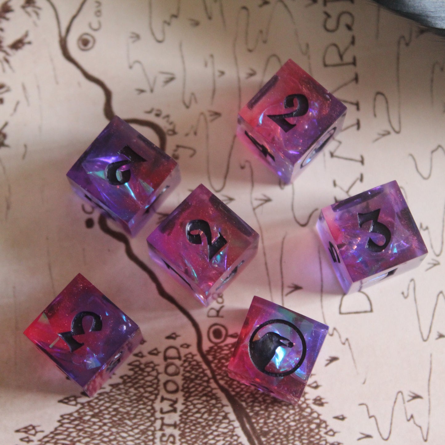 6 Piece Six-sided Dice Set