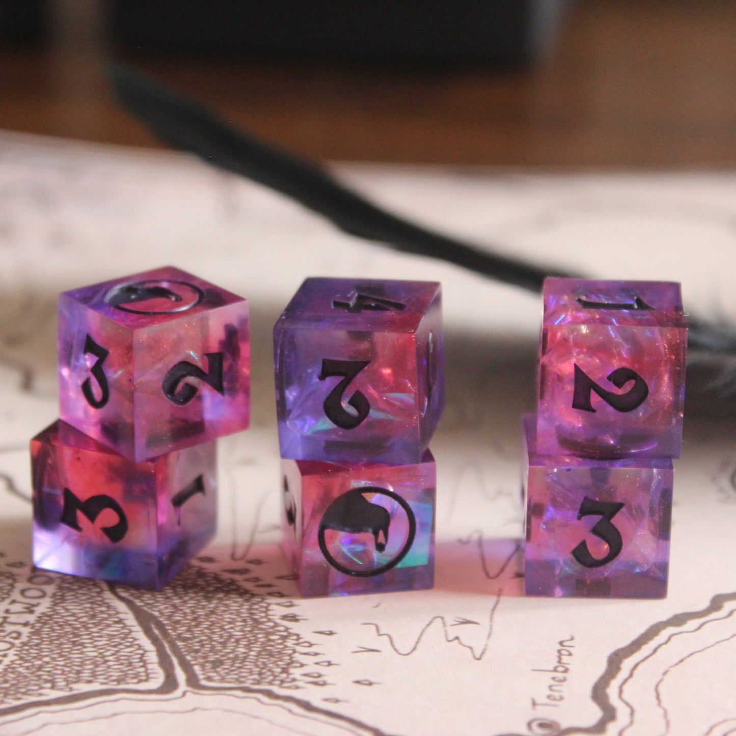 6 Piece Six-sided Dice Set