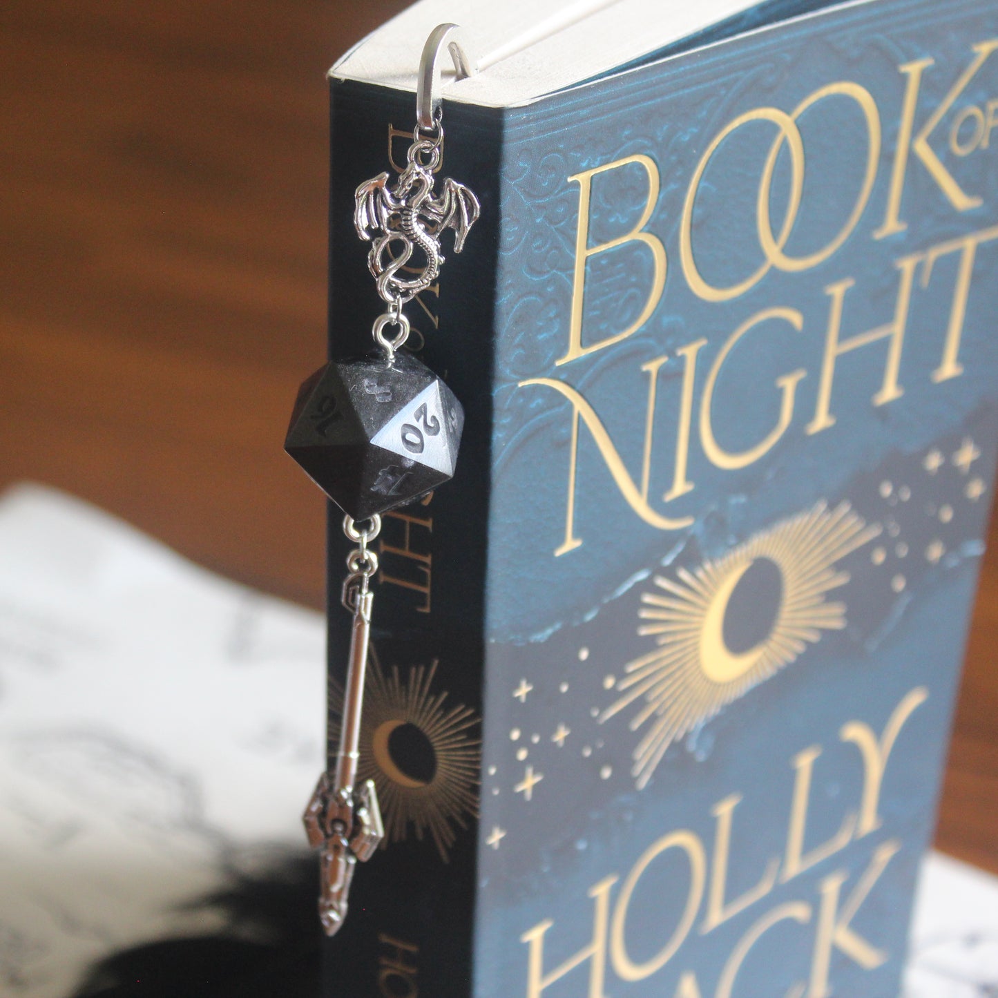 Dice Metal Bookmark