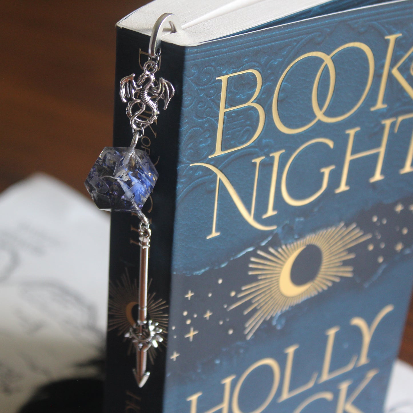 Dice Metal Bookmark